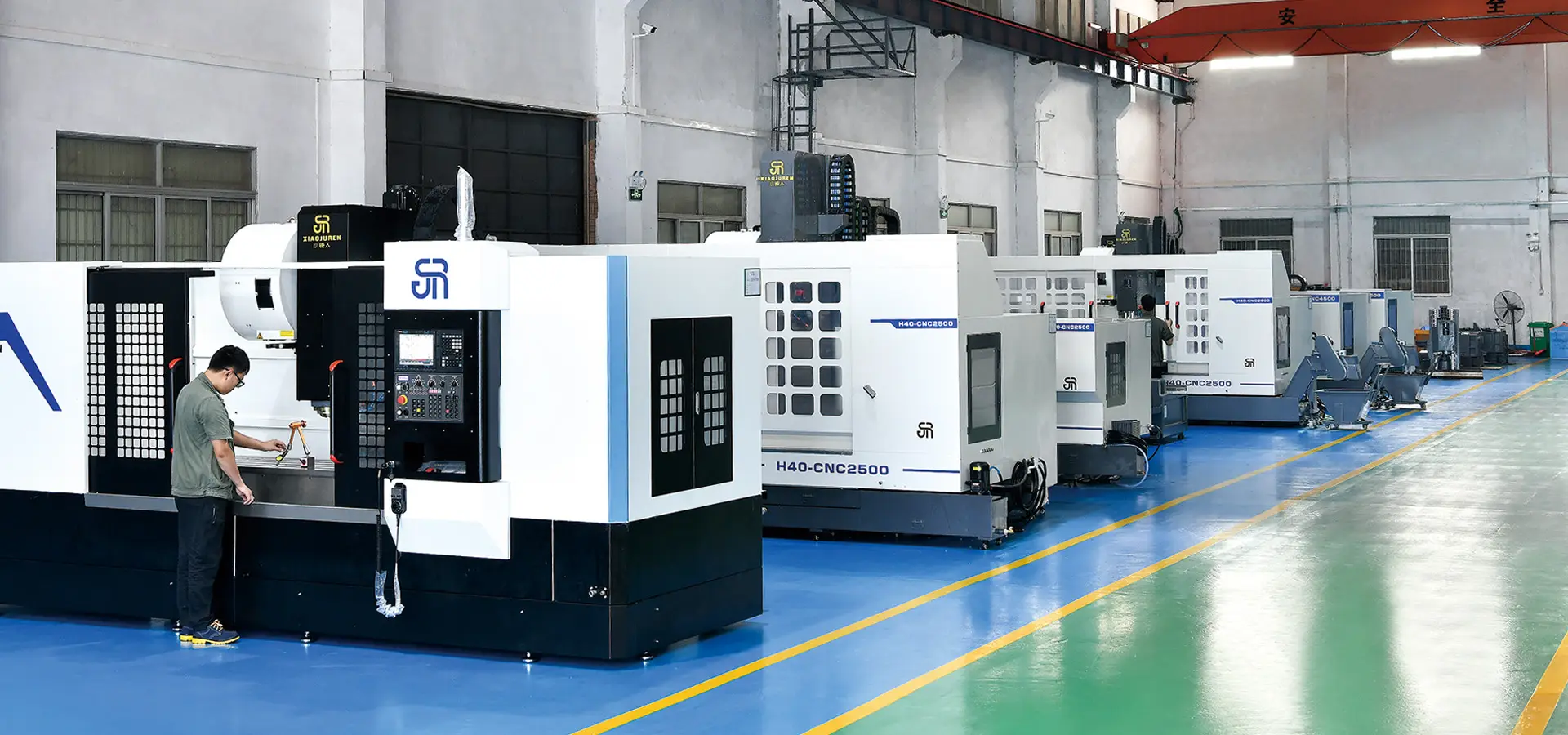High-volume custom aluminum fabrication workshop