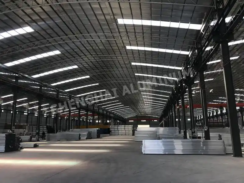 Interior view of the newly built SH-ALUMINUM manufacturing facility in 2017.