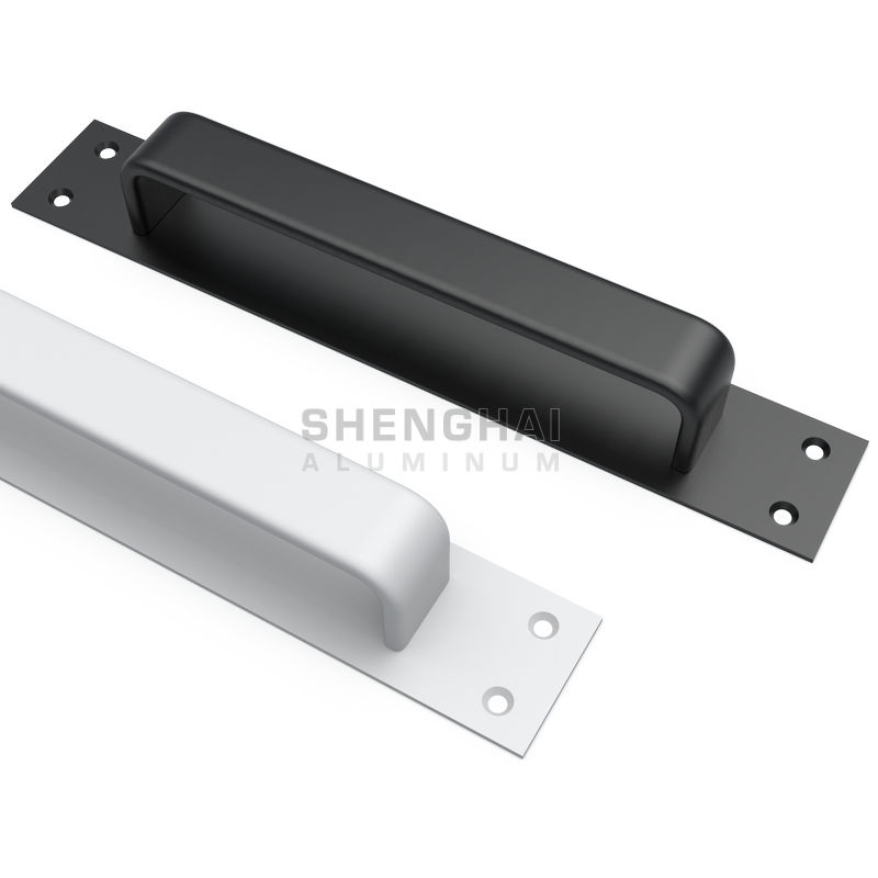 High precision CNC machined aluminum handle component