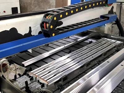 CNC laser cutting process for aluminum
