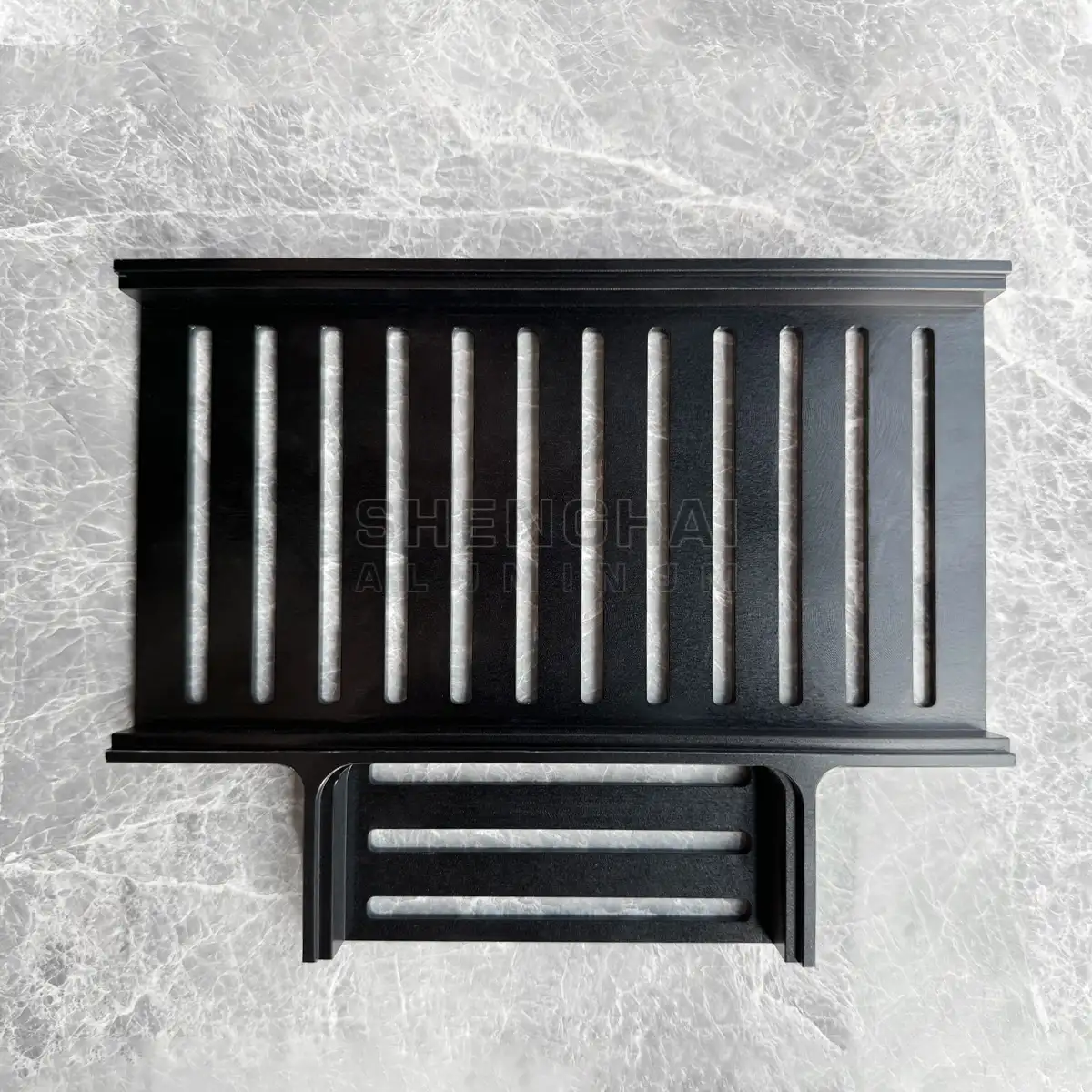 Precision cut aluminum grate