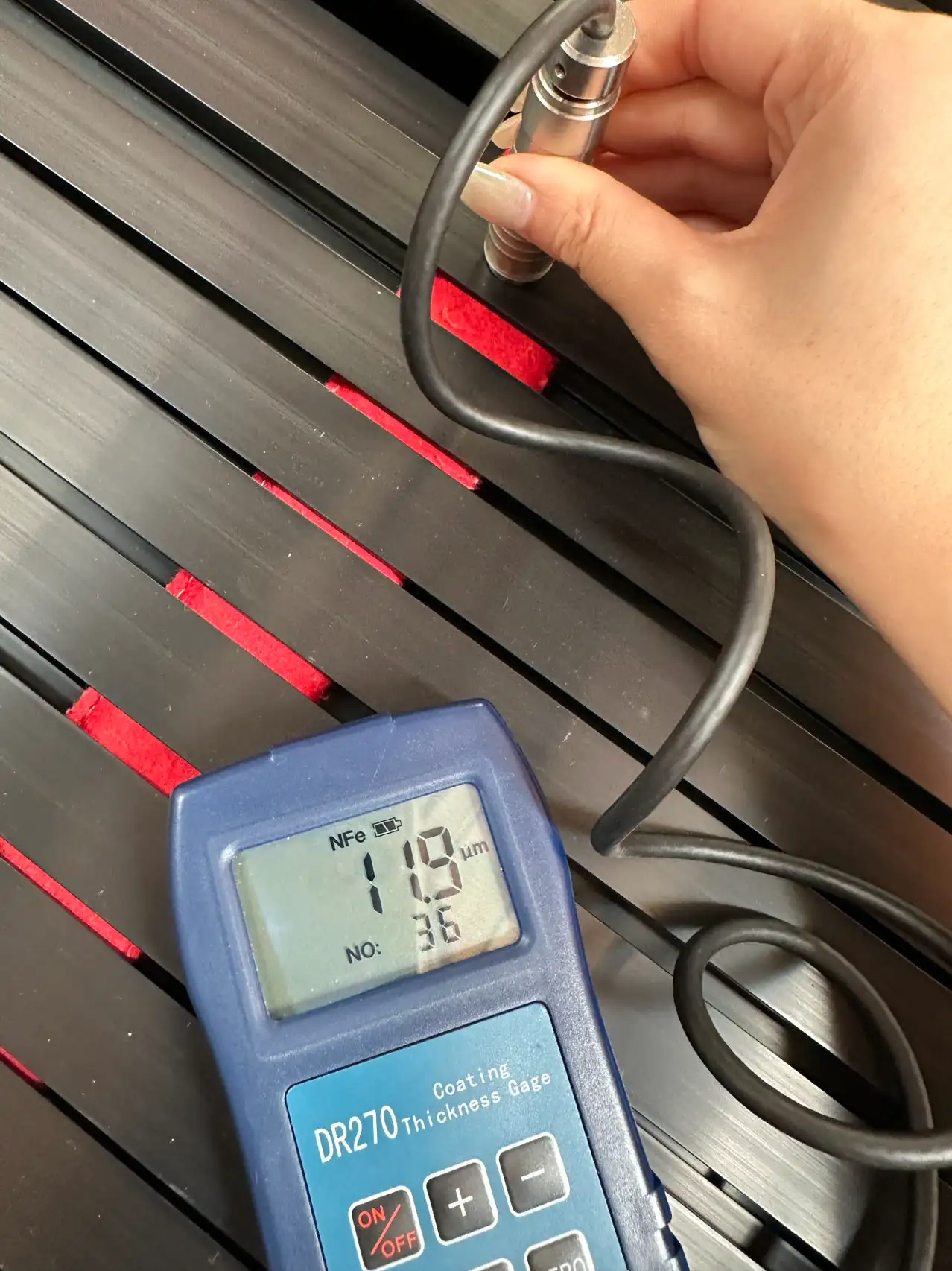 Digital coating thickness gauge