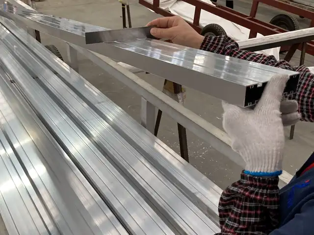 Inspector on the factory QC line