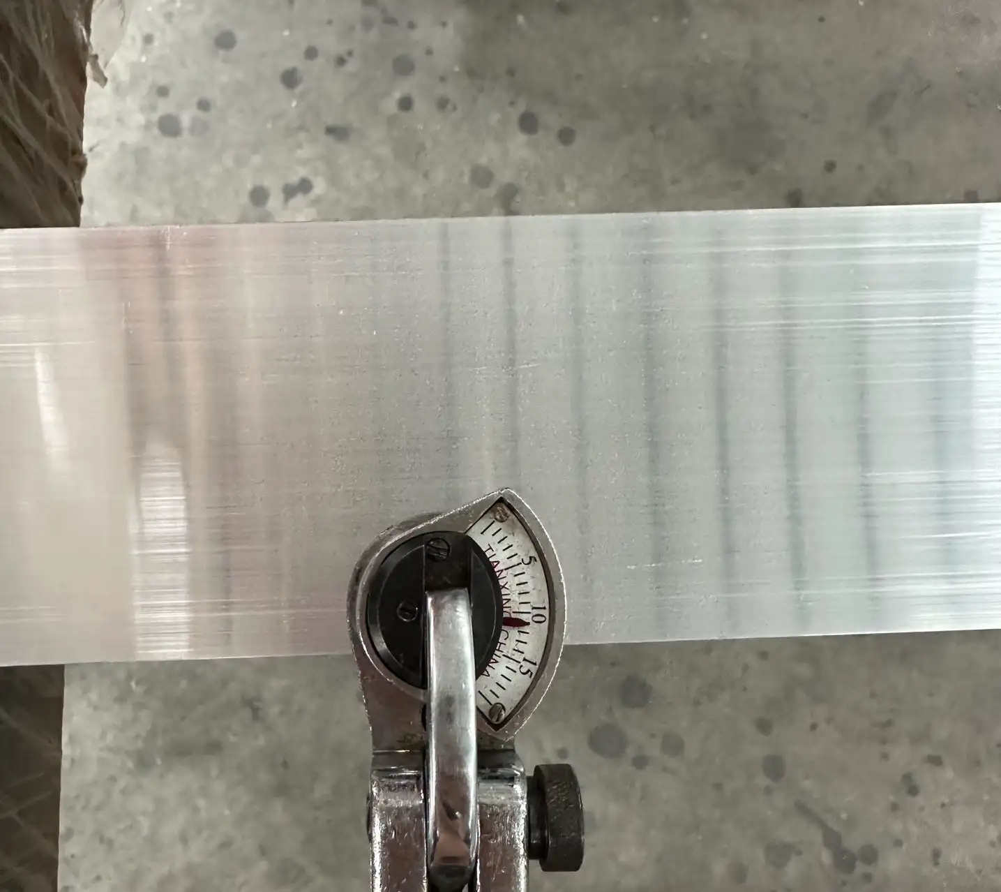 Precision testing with micrometer