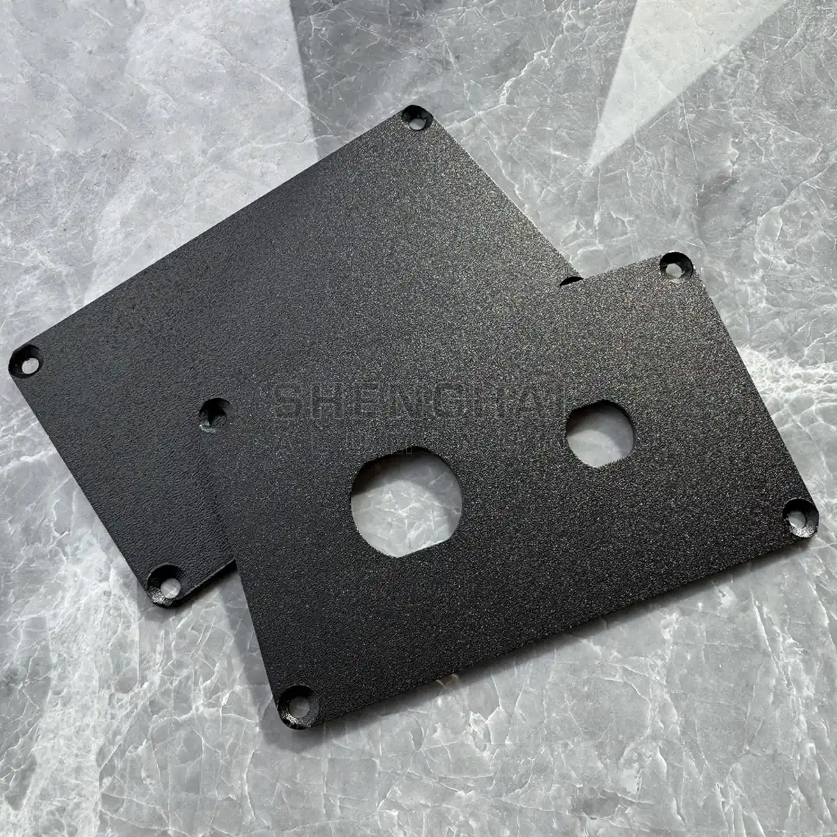 Punched housing enclosure