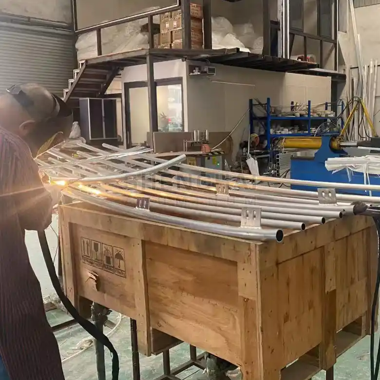 Welded support assembly