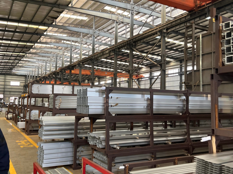 Aluminum processing factory